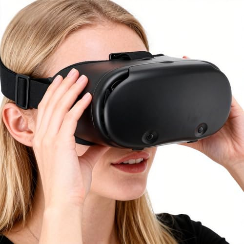 Yosoo Health Gear Vr Headset Anti Blue Light 3D Glasses Adjustable, 2 PCS