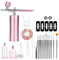 30PSI Airbrushes Set With Compressor Cordless Air Brush With 0.3mm Nozzle For Cake Decoration Makeup Craft Painting