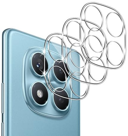 QULLOO Kameraschutz für Xiaomi Redmi Note 14 Pro 4G für Panzerglas, 3 Stück Kamera Schutzfolie 9H Härte Schutzglas HD Klar Linse Glas Folie Anti-Kratzen Kamera Schutz