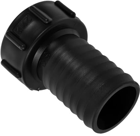 Kisangel Tankarmaturen Ibc Tote Tank Adapter für Gartenschlauch Kunststoffanschluss für Wassertank