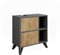 Vicco Waschbeckenunterschrank Leano, Anthrazit/Bergeiche, 60 x 62 cm mit 2 Schubladen