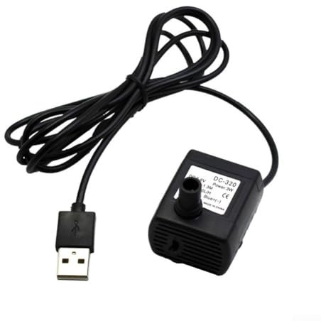 Mini pompe à fontaine alimentée par USB pour décoration d'intérieur, parfait pour les aquariums, les bains d'oiseaux et les petits étangs