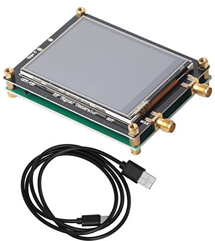 QANYEGN Signal Generator, RF Sweep Generator, RF Sweep Dot Frequency Module with Data Cable for Wireless Infrastructure, Test Equipment (ADF4351)