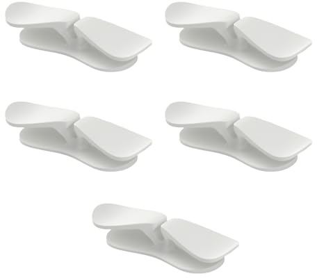 Wegiwuca 5pcs Netzkabel Feste Drahtklemme Kabel Organisation Küchenmontage Daten Organisation Appliance Wicking Appliance Draht Clip