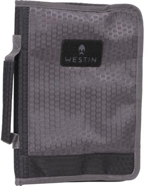 Westin W4 Rig Wallet Small Titanium Black - Fishing Bag, Artificial Bait Bag, Wallet, Bag for Artificial Bait, Bait Box