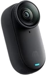 POAHNCU Sportkamera, originale tragbare Videokamera 360 Grad 3S 4K Tiny for Vlogging, Freisprechen, Montage überall, Stabilisierung, bis zu 10 m für Vlogs von Radfahren/Haustieren