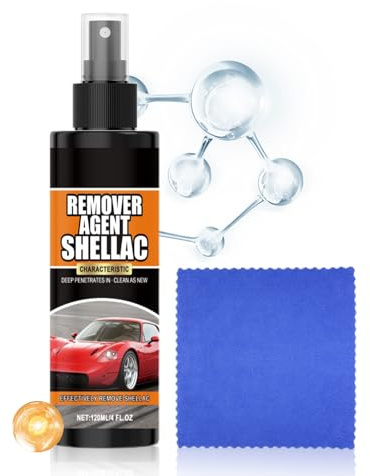 Fahrzeugreinigungsspray - 120ml Entfetter Aussen, Poliernebel, Schnellwirkende Glanzverstärker | Autowaschlösung für RV Truck Minivan Motor Home Windschutzscheibe Spiegel Seitenteil