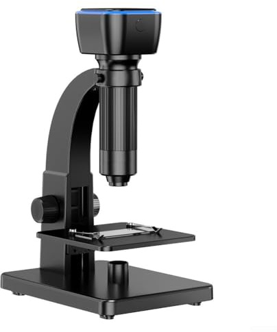 Upluxmira Digital Microscope 2000X Dual Lens USB Wireless HD 5MP with Adjustable LED Light PCB Board Inspection