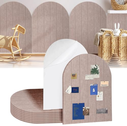10 Stück Filz Wandschutz Wandpolster 40 x 30cm Selbstklebend Wandpaneele, Antikollision Wandaufkleber für Akustikpaneele Schlafzimmer, Kinderzimmer
