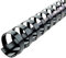 GBC 4400010 Binderücken Plastik (A5, 14 Ringe, 12 mm, 100 Stück) schwarz