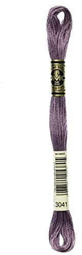 DMC 6-Strand Embroidery Cotton Floss, Medium Antique Violet