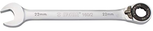 Unior Combination Ratchet Ring Spanner, 12 mm, 1 Piece, 160/2
