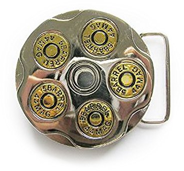 eeddoo® Gürtelschnalle - Patronen Spinner - Bullets - drehbar - Buckle (Buckle für Wechselgürtel für Damen und Herren | Belt Frauen Männer Oldschool Rockabilly Metall Gothic Wave Rock Biker Western)
