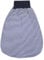 TupTam Baby Strampelsack mit breitem Bund – Unwattierter Schlafsack Baby aus Baumwolle für Frühling & Sommer, Farbe: Streifenmuster Dunkelblau, Größe: 0-6 Monate
