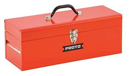 Stanley Proto Proto j9977r 19 – 1/2 General Purpose único Latch Caja de herramientas, rojo de seguridad (1 unidades)