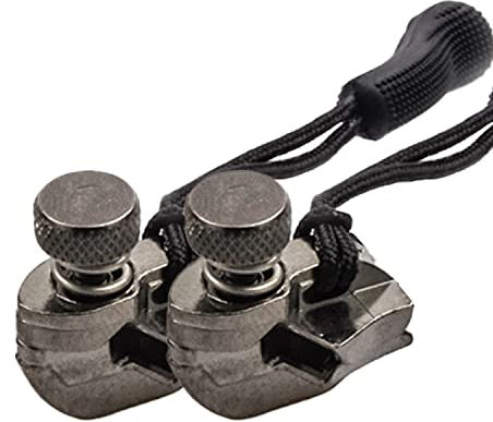 munkees® Reißverschluss Zipper Reparatur Set [2 St. Graphit] - Universell anwendbar & kinderleicht - Reisverschlußzipper Reissverschluss Reparatur Set - Ersatz Zipper für Reißverschluss Repair Kit