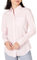 Amazon Essentials Chemise Boutonnée en Popeline à Manches Longues, Coupe Classique Femme, Rose Rayures, XL