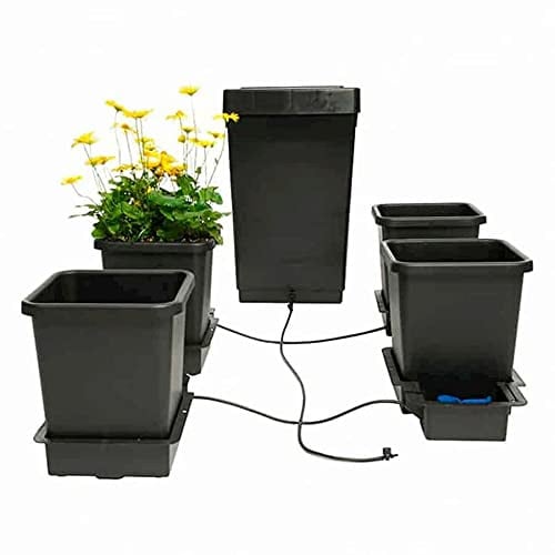 Autopot 4POT System - Schwarz - 4-stöckig - 15 Liter - Outdoor - Gemüse - Wandmontage - Minimal - Polypropylen (PP) - Vertical Indoor Vertical Vegetable Planter