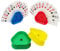 FYBlossom 4pcs Spielkartenhalter Kartenspiele Kartenhalter Kind für Behinderte, Kartenständer Spielkartenständer Karten Spielen ohne Hände Kinder Dreieck Spielkarten Halter,Größe:ca.8,6 x 8,2 x 2,5cm