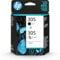 HP 305 2-Pack TRI-Color/Black ORIGINAL Ink Cartridge