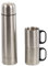 Greenfield Collection Insulated 1 Litre Stainless Steel Flask with 2 Mugs - Perfect for Sports, Outdoor, Hiking, Travel, Office and Keeps Warm/Cold for up to 7 Hours…