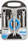 MAURER 2105995 Combinate con cricchetto 7 pezzi DIN3113, rotazione 180° set di chiavi a cricchetto, professionale, multicolore, unico