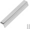 Decoranddecor Contemporary Pull Handles Solid Metal for Cabinets (128mm Between Hole Centres, Polished Chrome)