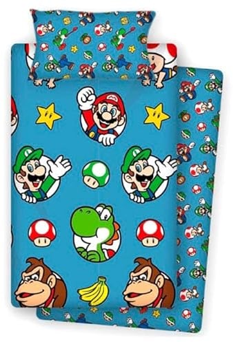New Import Juego de Sábanas Super Mario Bros, NW1038