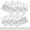 KOHAND 3 Pair Ball Bearing Door Hinges, 4 Inch Door Hinges, Stainless Steel Chrome Fire Door Hinges, Butt Door Hinge with Screws for Internal & External Doors, Room Door, Kitchen,Cabinet (Sliver)