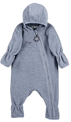 Sterntaler Unisex Kinder Overall Baby Fleece Overall, Blau, 86