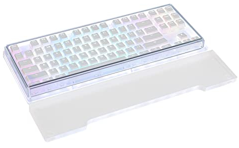 Geekria Acrylic Keyboard Wrist Rest, for 87 Key Mechanical Keyboard, Gaming Accessory Ergonomic Wrist Support. Compatible with Razer/Logitech TKL Computer Keyboard (Frosted)