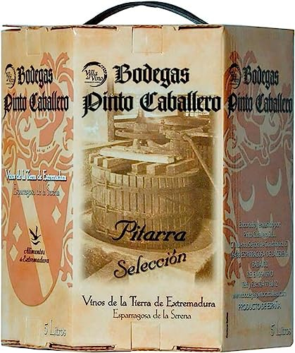 Vino Pitarra Clarete Bag in Box 5 Litros de Bodegas Pinto Caballero. Vino con grifo incluido.
