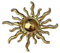 YAHOYA Mode Sonne Mental Retro Frauen Brosche Anstecknadel Sonnenblume Zubehör Schmuck Für Dame Gold Farbe Broschen Anstecknadeln Vintage Kleidung Geschenk