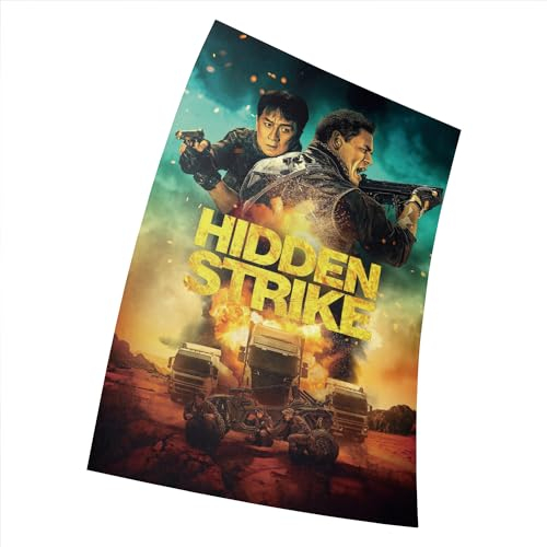 Hidden Strike (2023) Movie Poster Größe 11 x 17 Dekorative Rahmenloses Kunst Geschenk (28 x 43 cm) Leinwand Poster