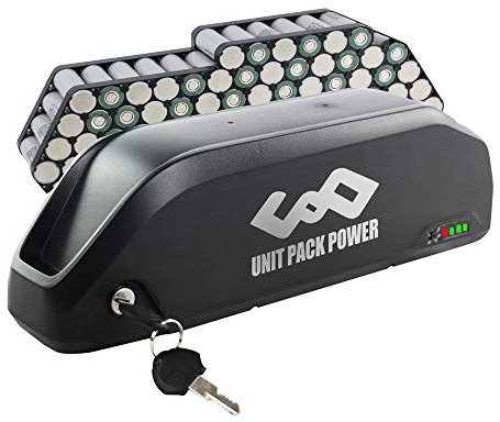 (UK Warehouse) Unit Pack Power 52V 15Ah Shark Ebike Battery for 750W 1000W 1500W Front Rear Hub Motor -UPP Battery