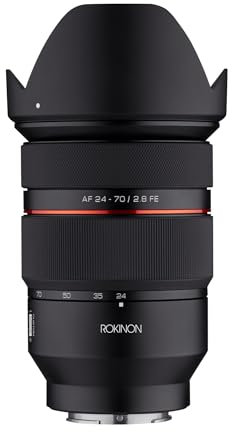Rokinon AF 24-70mm f/2.8 Lente de Zoom de Marco Completo con Enfoque automático para Sony E (IO2470AFZ-E)