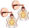 PETITES ECREVISSES Wandleuchte Holz Innen Vintage Wandlampe E27 Industrial Lampe Einstellbarer Lampenschirm 16CM Metall Deckenleuchte für Schlafzimmer Flur Wohnzimmer (Roségold, C-2 Stück)