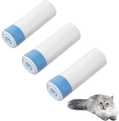 ZFZL 100 Pieces Sac Litiere Chat pour Litiere