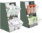 2 Pack Coffee Pod Holder K Cup Storage Bar Organizer for Home and Office Countertop Organiser Bins for Station Counter Container for Tea Bag Sugar Creamer Filter Green