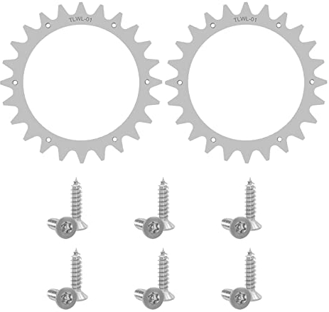 DispRA Trazione del Tosaerba migliorata Ruote di Assistenza alle Ruote compatibili con Worx Plus S/M/L Pezzi di Ricambio for Tosaerba a Batteria Portatili di Ricambio(Color:225mm)