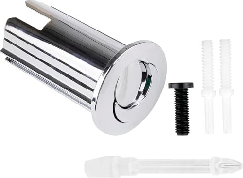 Bouton de rechange pour robinet de chasse d'eau Roca - Bouton poussoir double poussoir - Bouton de chasse d'eau compatible avec Roca AH0002000R - Double bouton long