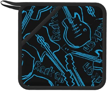 Chitarre rock, Presine, Presine da cucina in silicone anti-caldo, resistenti al calore