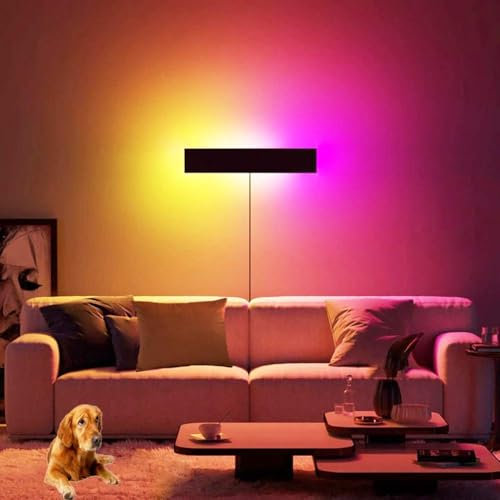 ACMHNC RGB Gaming Wandleuchte 40cm, Dimmbare LED Wandlampe mit Fernbedienung für Gaming Zimmer & Schlafzimmer, inkl. EU-Stecker, 16 Farben