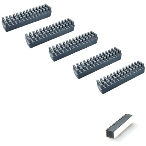 XIFOWE Lot de 5 mini buses en bambou A1 pour imprimante 3D résistantes à l'usure, brosse à récurer en silicone montée sur lit chaud, ligne d'accumulation de nettoyage compatible avec A1 Mini