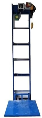 montacargas Ascensor de carga pequeño, elevador eléctrico doméstico, plataforma elevadora monorraíl simple, almacén fijo disponible plataforma de elevación