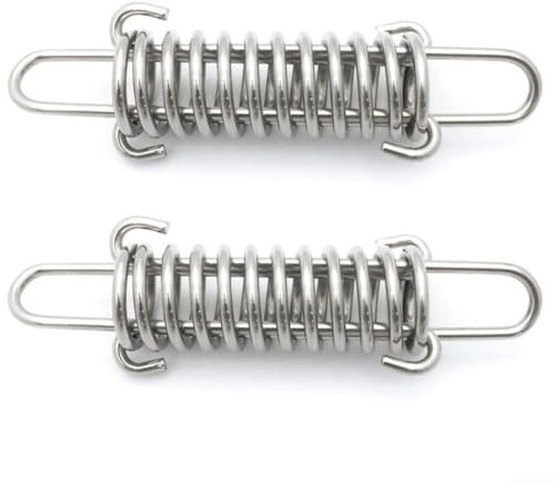 Set di 2 molle ammortizzanti per ormeggio in acciaio inox per varie applicazioni