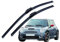 Escobilla limpiaparabrisas para Mini One para Cooper para R50 R53 2001-2006 Limpiaparabrisas Coche Tipo U Goma Blanda Sin Marco Sin Soporte 19+18 Limpiaparabrisas