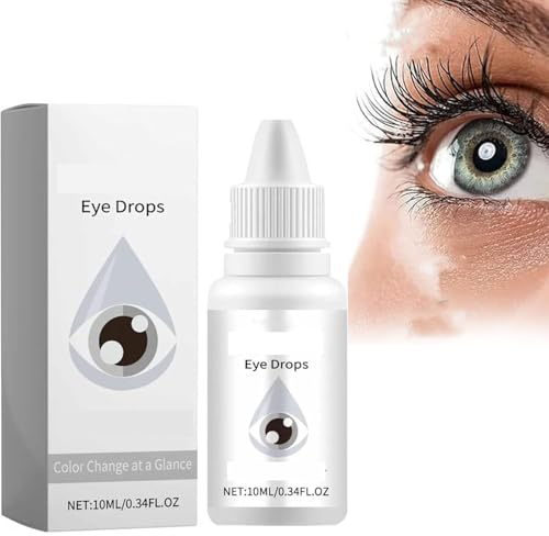 Color Changing Drops,Color Changing Eye Drops,Brighten Your Eye Color,Relieve Eye Fatigue (Grey)