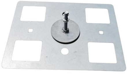 Montageplatte für Photovoltaikanlagen – Komplettset – für Bitumen- & Kunststoff-Dachbahnen (PVC, TPO, FPO) – geschweißte Montage ohne Bohren – Flachdach PV-Befestigung