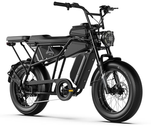 Aspadz Cavet Plus: Upgrade Bundle with Frame Bag, Rear Rack, Top Tube Bag (CAVET AIR Plus,Jet Black)